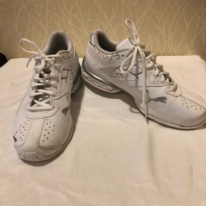 Puma Women’s White Leather Running Sneakers